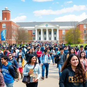 Diverse students participating in activities on the University of Kentucky campus
