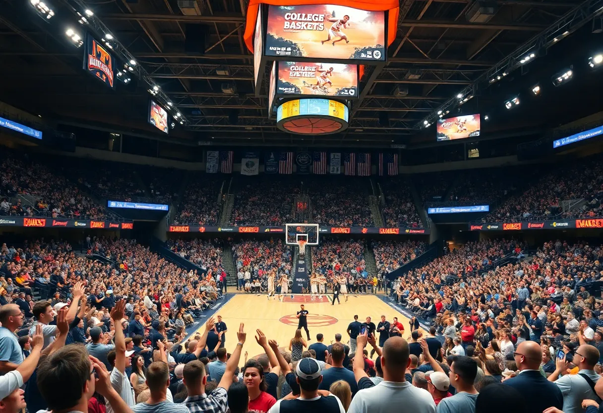 Fans excitedly gather at Rupp Arena for Big Blue Madness.