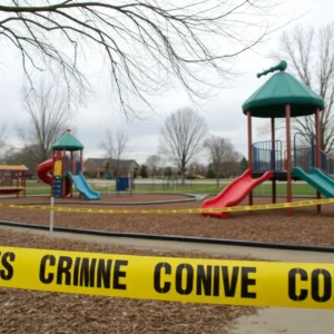 Empty playground symbolizing community concern over safety in Central Kentucky