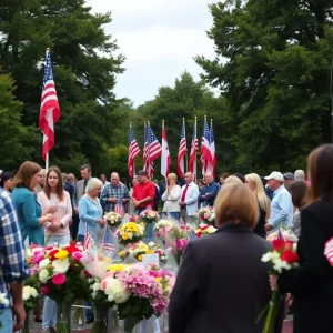 Memorial event for Charlie Kirk at University of West Florida