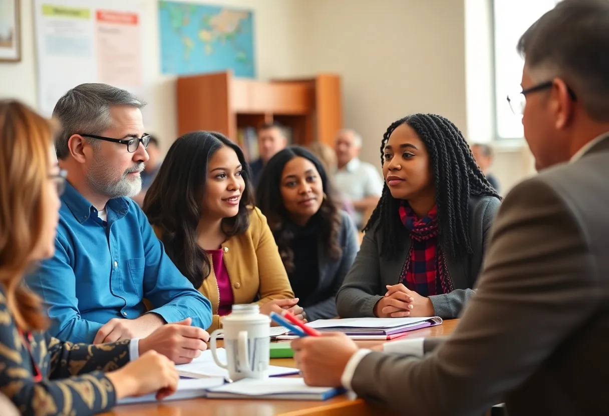 Community discussion on leadership issues in Fayette County Public Schools