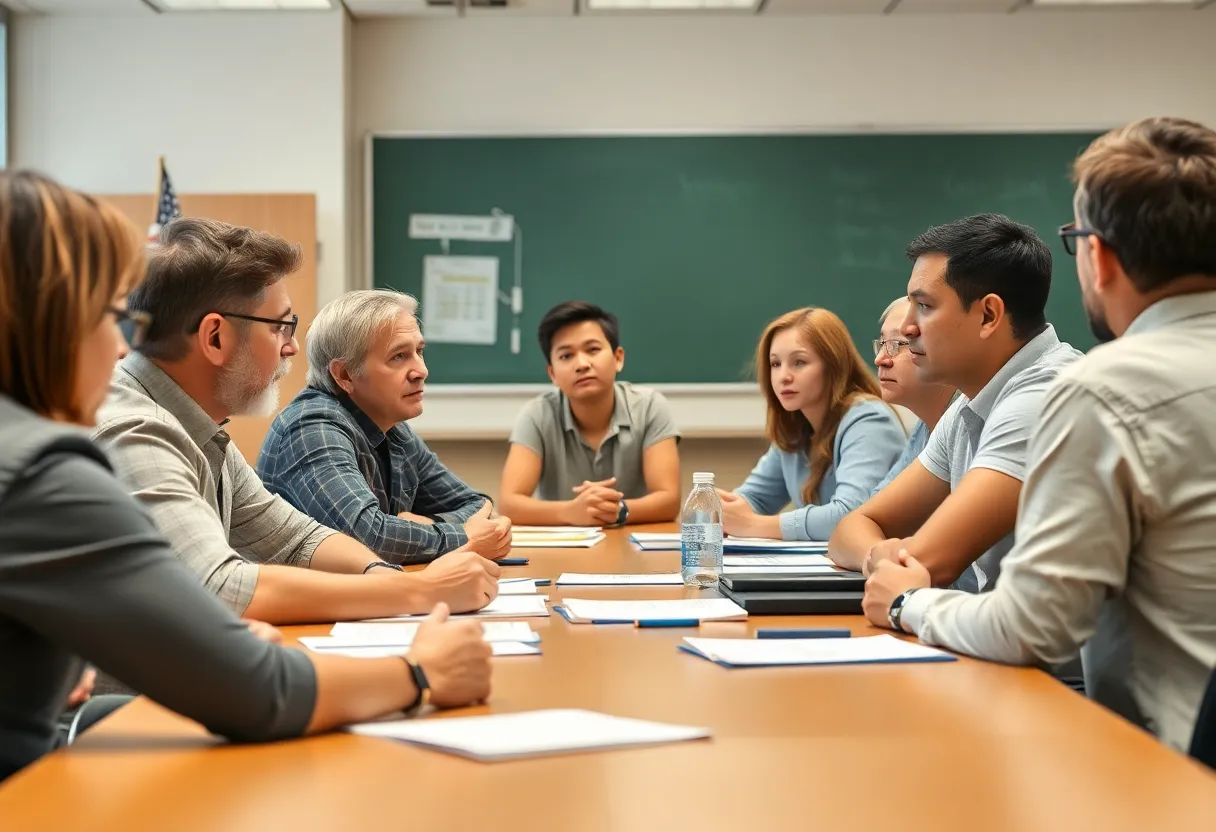 Community discussion about Fayette County Schools budget concerns