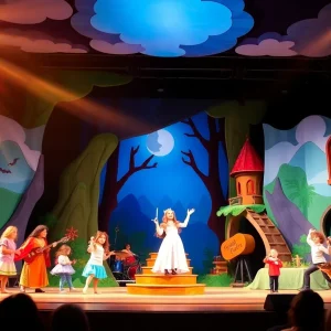 Scene from Hansel and Gretel opera performance