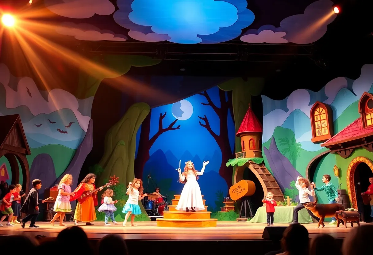 Scene from Hansel and Gretel opera performance