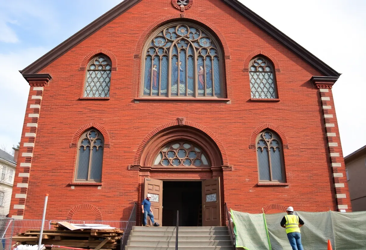 Renovation of a historic church for affordable housing in Lexington