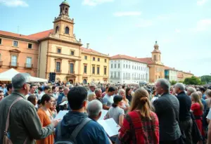 Audience enjoying music at the In One Achord Sacred Music Festival