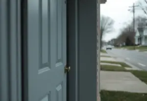 Quiet residential area in Lexington, Kentucky where an infant was found.