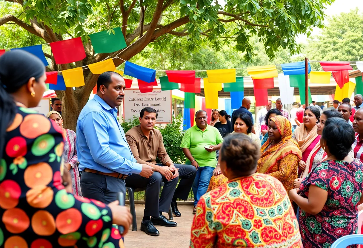 Community leaders engaging in discussions about economic development in Kentucky