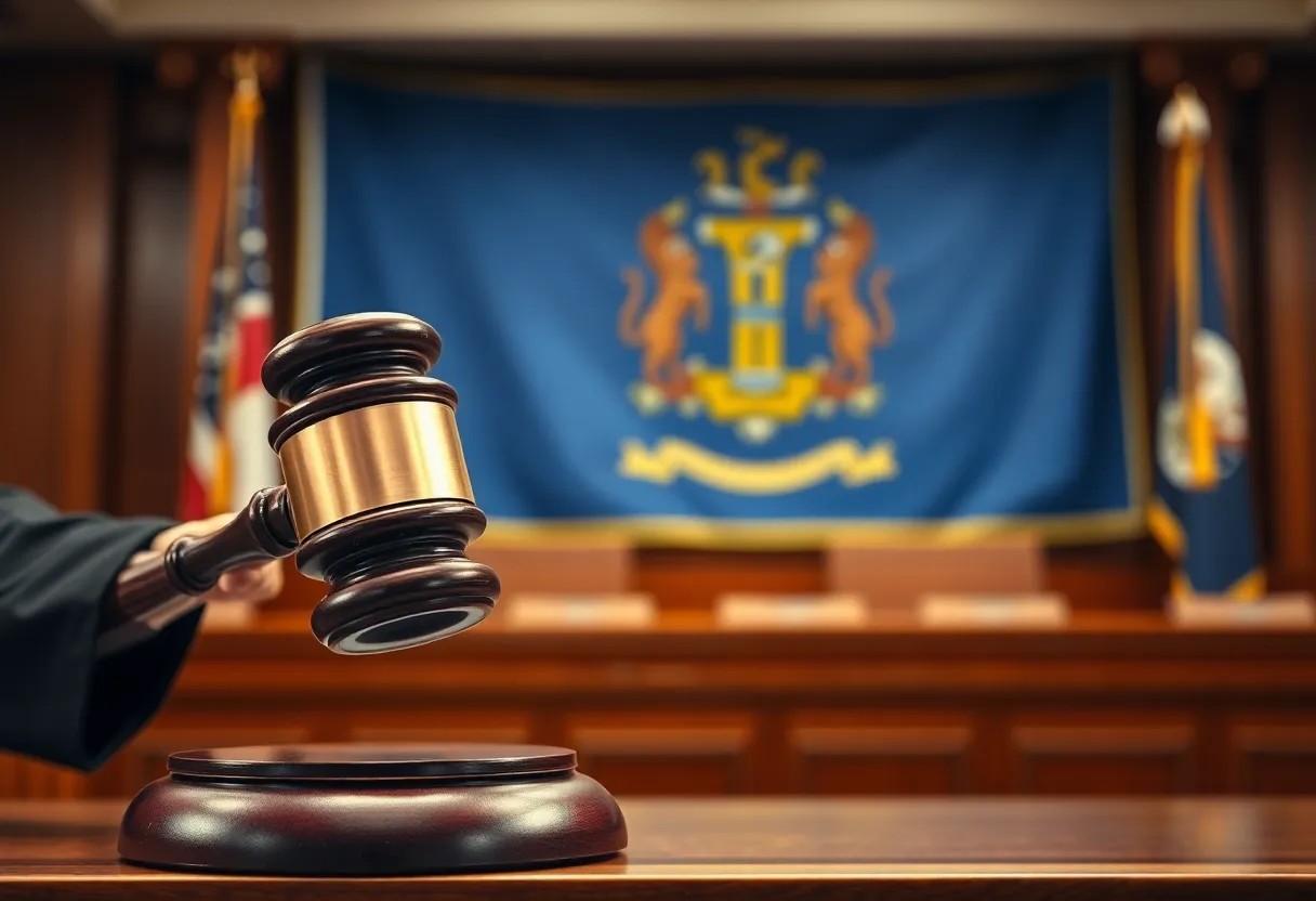 A judge in a courtroom addressing a legal matter in Kentucky.