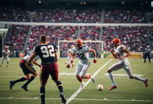 College football game between Kentucky Wildcats and South Carolina Gamecocks