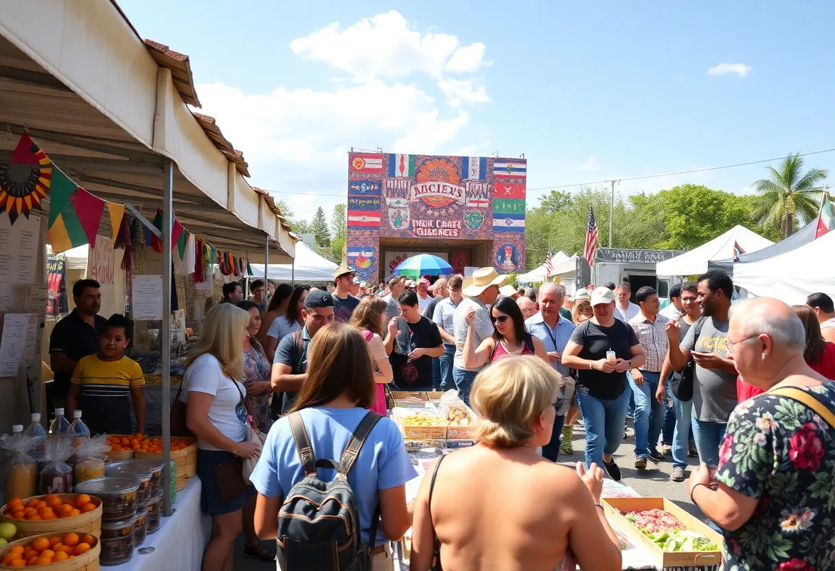 Festivities at Latino Fest in Frankfort, Kentucky