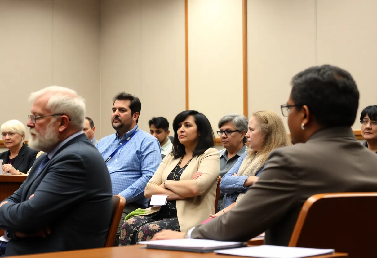 City council discussing residential parking permit in Lexington