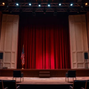 Mike Oppenheim receiving an award for playwriting