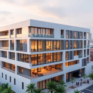 Exterior view of the Moise Safra Community Center on the Upper East Side