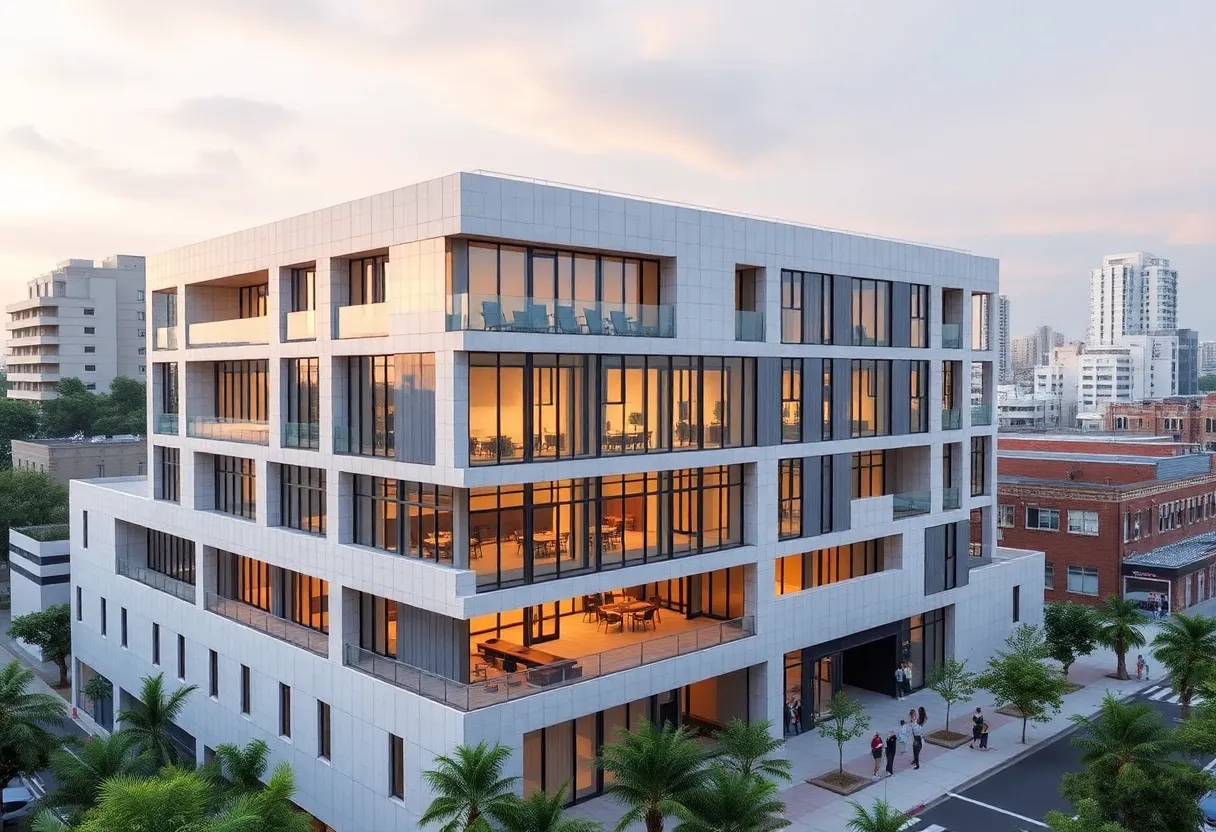 Exterior view of the Moise Safra Community Center on the Upper East Side