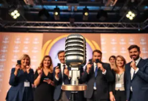 Award ceremony for Kentucky Broadcasters Association