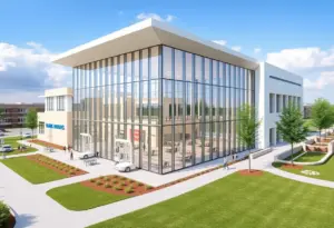 Architectural rendering of the new nursing training center at Lexington Medical Center