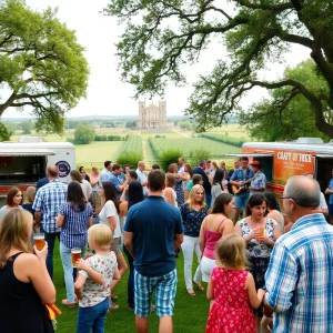Families celebrating at Parktoberfest held at Henry Clay Estate in Lexington.