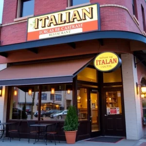 Exterior view of Pasta Garage's new location in NuLu