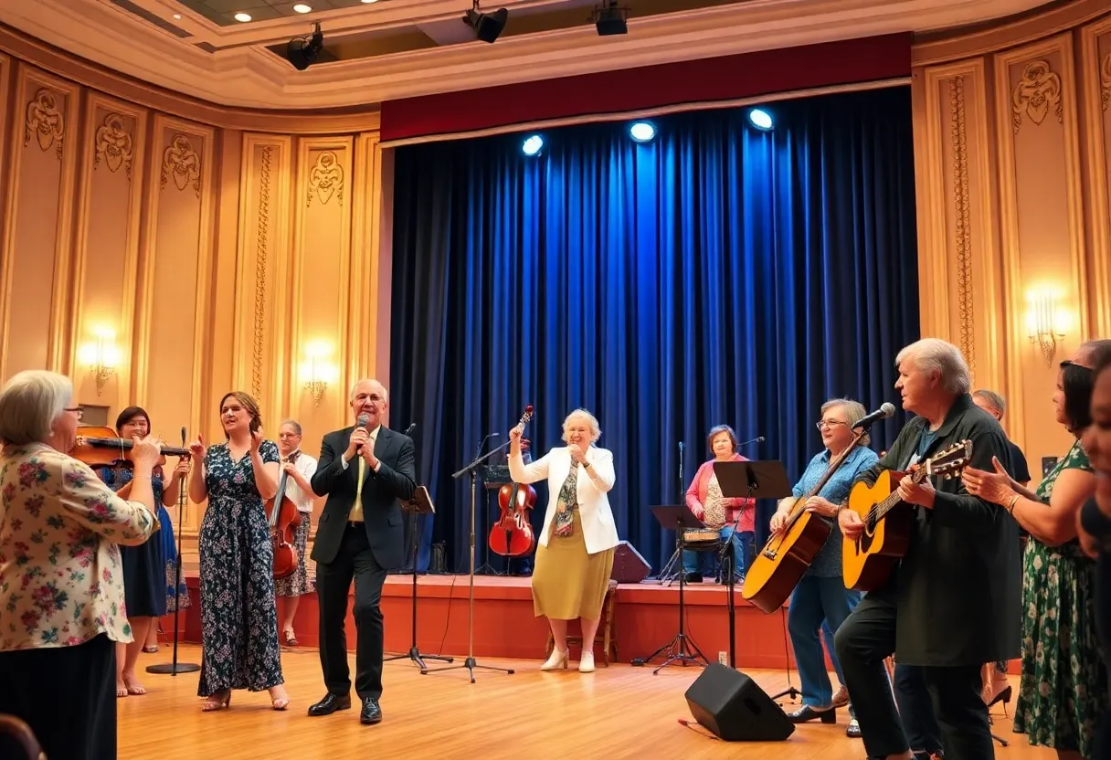 Seniors performing at the Seniors Got Talent showcase in Lexington, Kentucky.