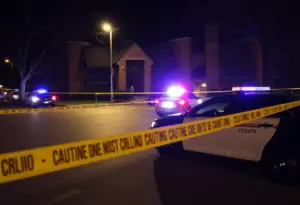 Bus stop in Lexington where a shooting incident occurred.
