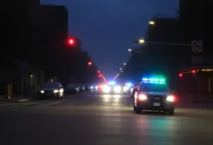 Police responding to a shooting incident in Lexington