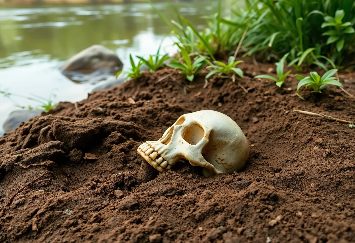 Human skull fragment found near Whitewater River