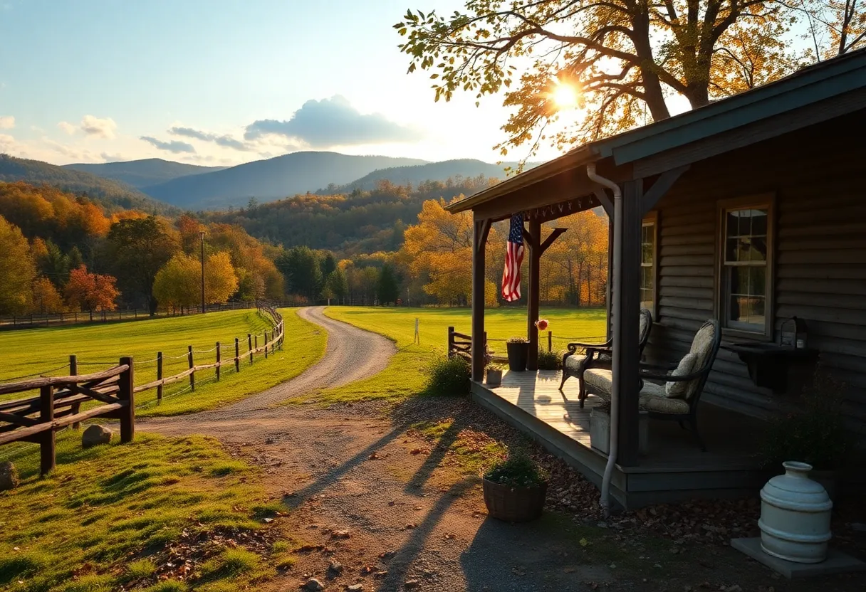 A scenic view of the Appalachian Mountains in Kentucky