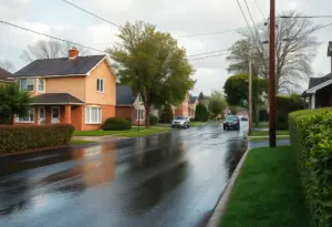 Flooding on Bermuda Avenue affecting residential properties