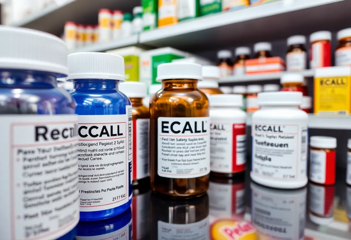 Recall notice for blood pressure medication due to cancer risk