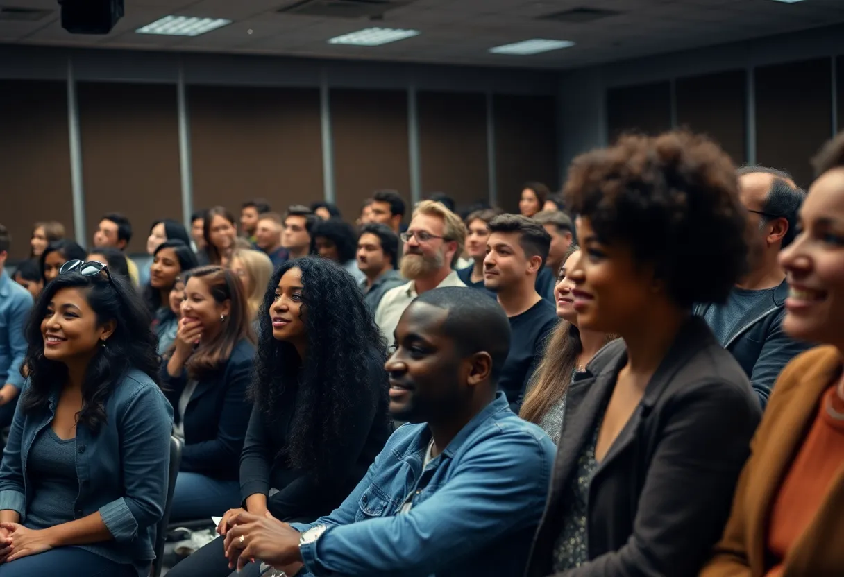 Actors auditioning for casting calls in a studio setting
