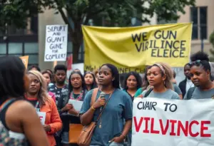 Community members gathered to discuss and combat gun violence
