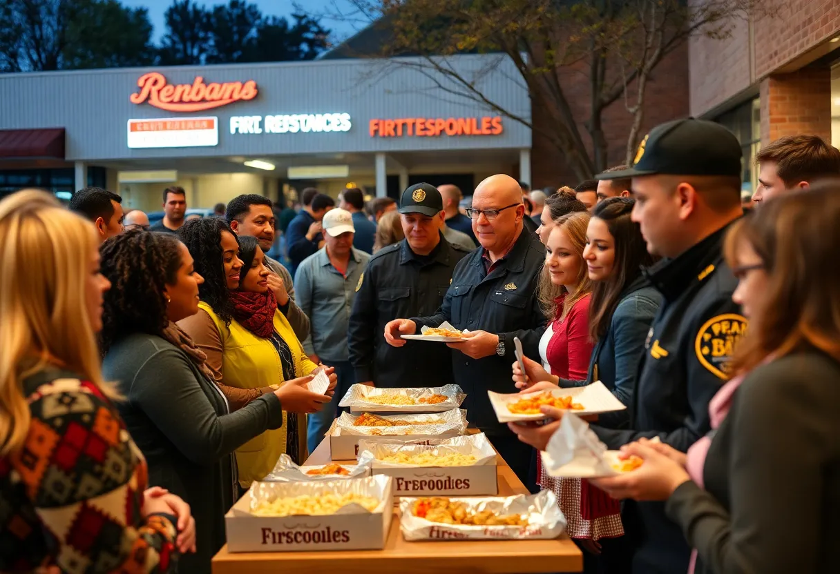 Local businesses serving free lunch to first responders in Lexington