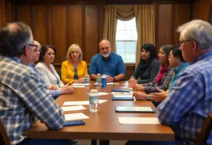 Residents discussing effects of government shutdown in Kentucky