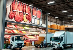 Exterior view of Critchfield Meats new distribution center in Lexington.