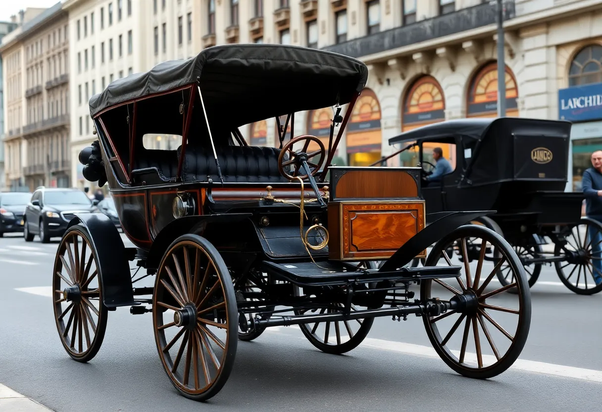 Historic Dewabout automobile from Lexington