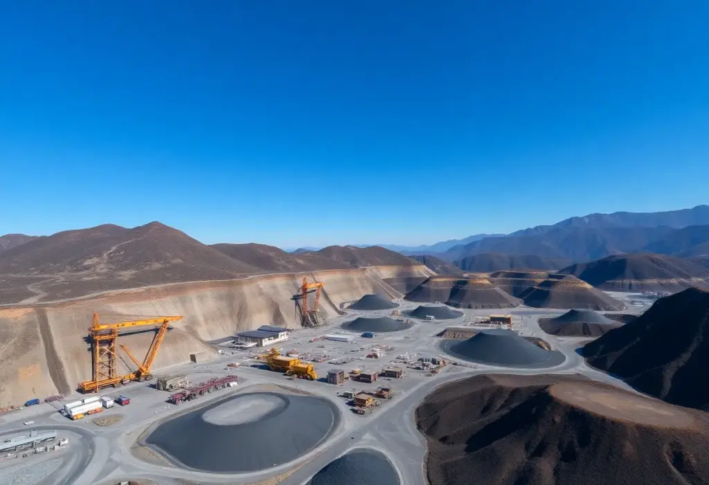 Aerial view of the Eagle Mountain Energy coal mining complex in West Virginia