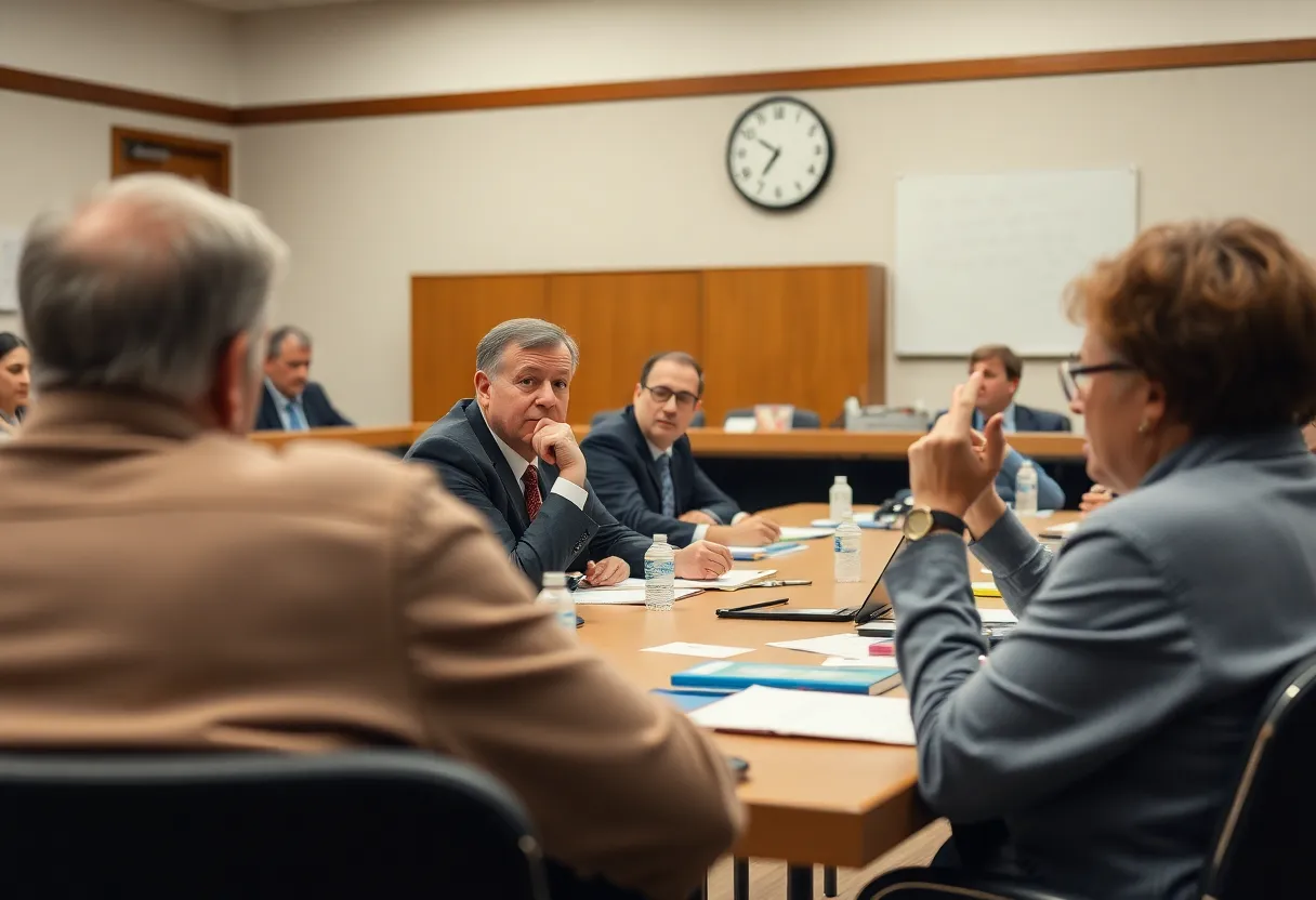 Fayette County School Board discussing budget concerns