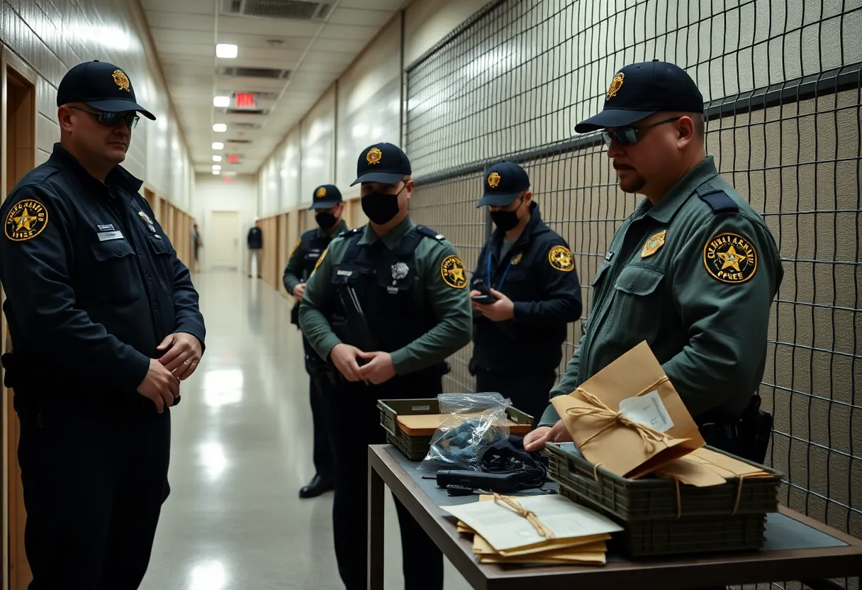 Correctional facility with security measures in place