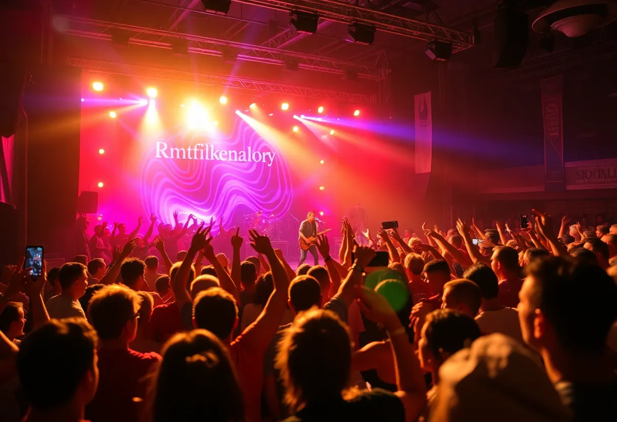 Goose band performing at The Louisville Palace in Louisville, KY