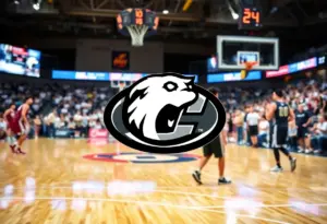 Basketball court featuring UK Wildcats logo