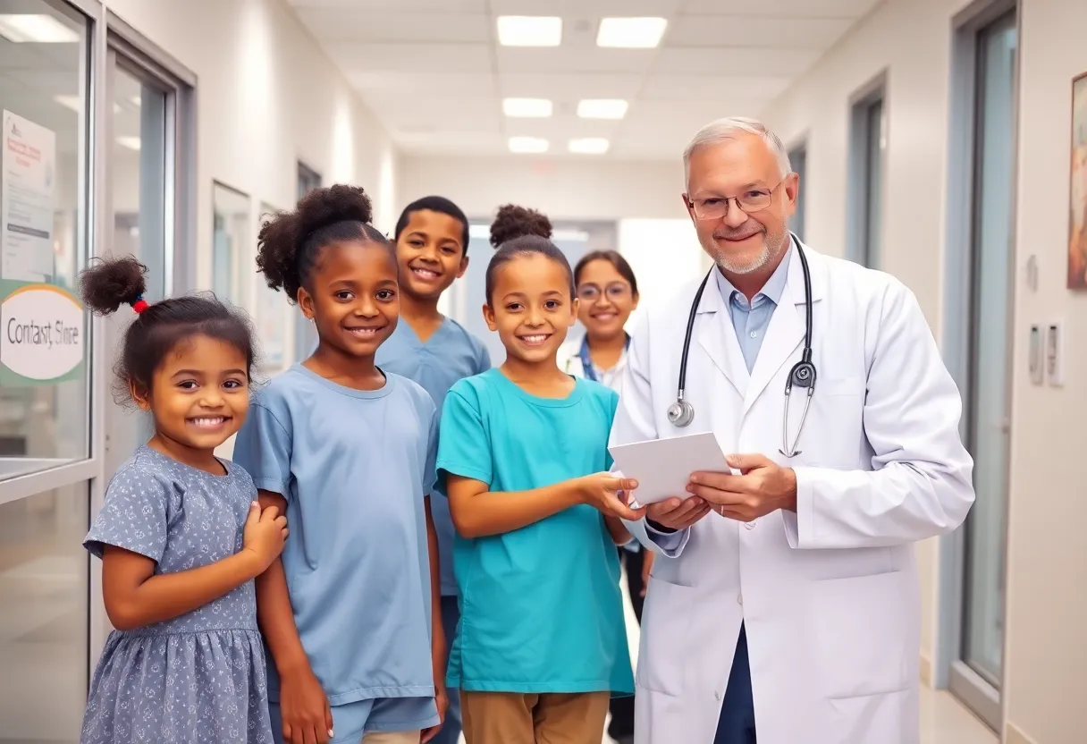 Exterior view of Kentucky Children's Hospital