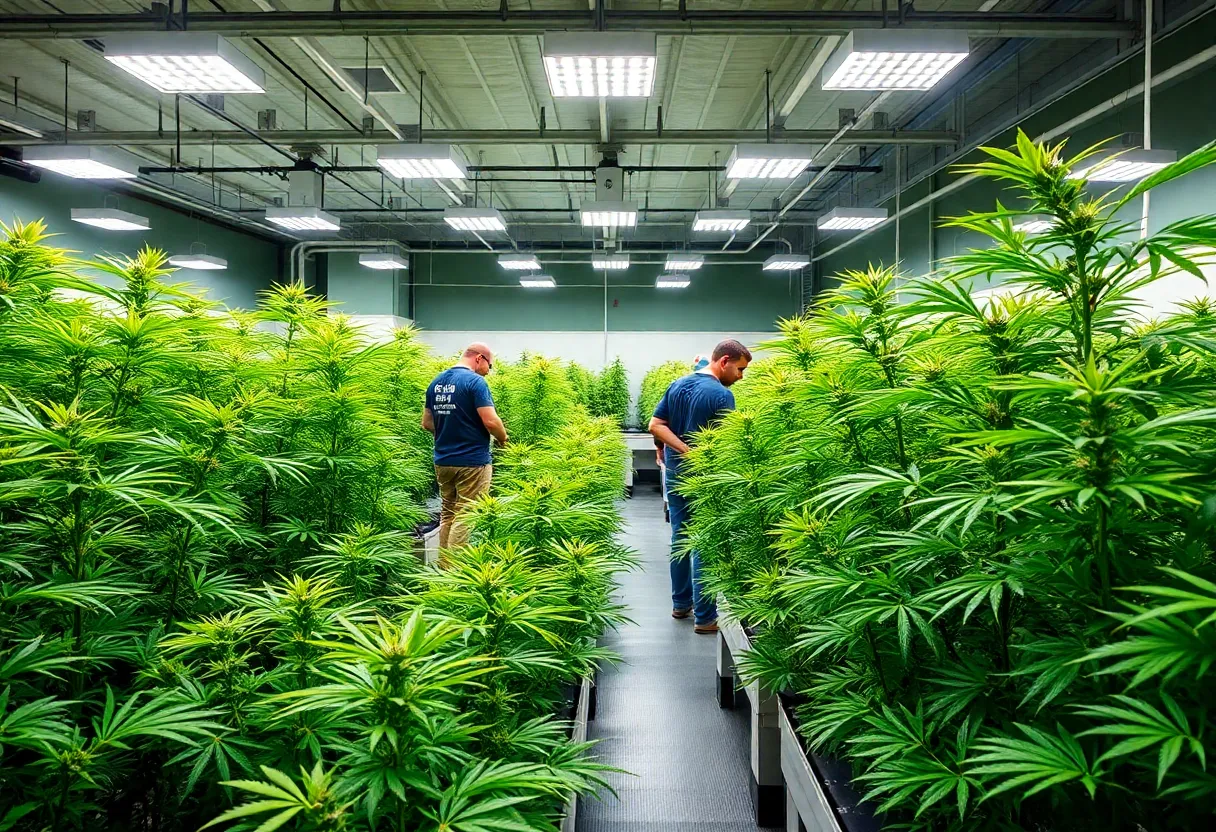 Indoor cannabis cultivation facility in Kentucky