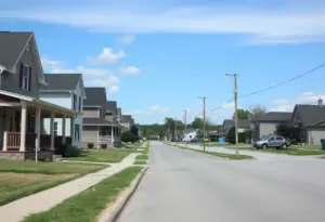 Quiet neighborhood in Kentucky reflecting community concern