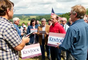 Group of candidates campaigning in Kentucky