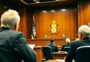 Kentucky Supreme Court courtroom with judges and lawyers