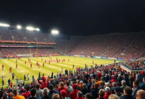 Fans enjoying the Kentucky vs. Tennessee football game at Neyland Stadium