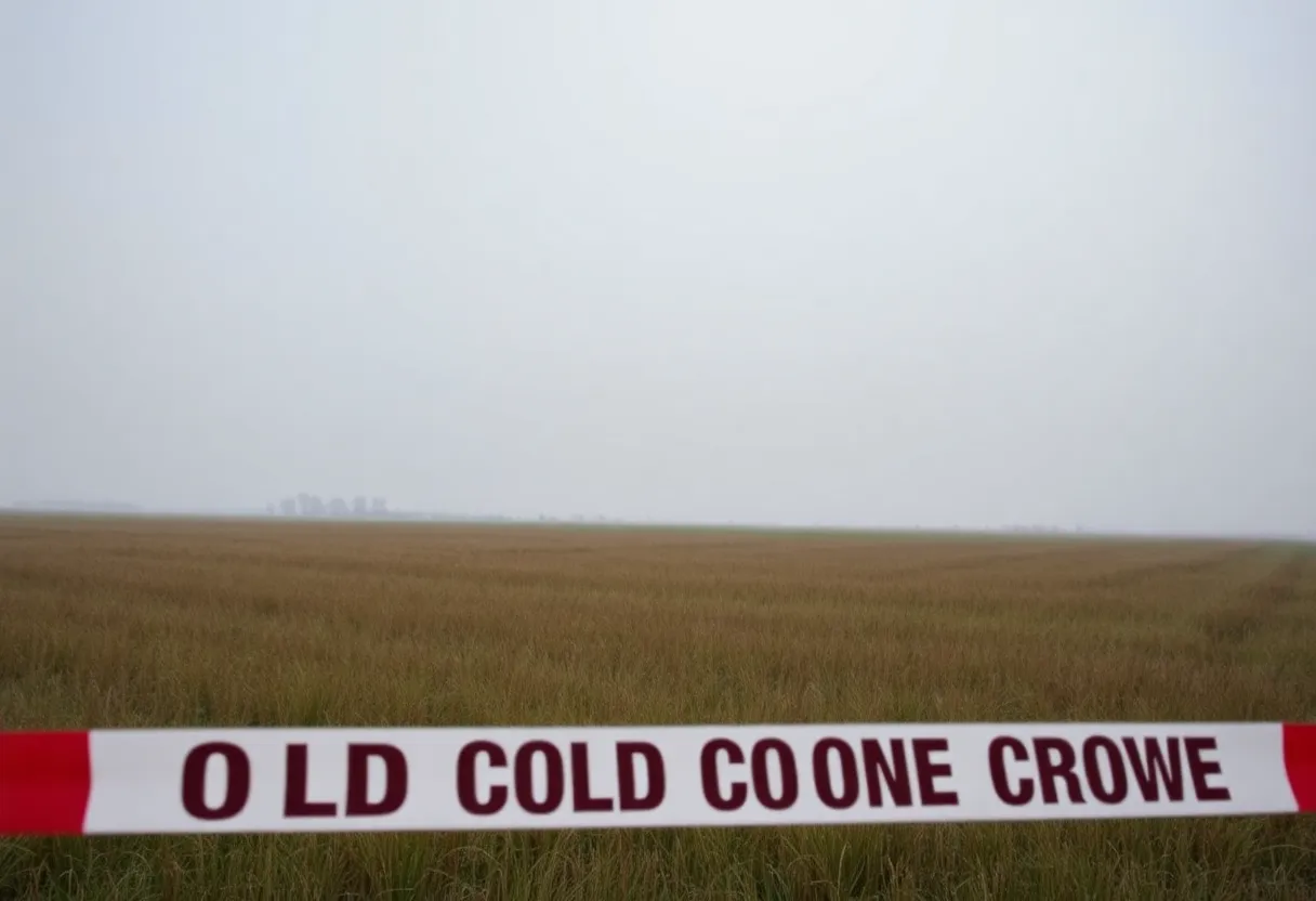 A peaceful field in Lexington, representing the unsolved case of James Sinkhorn.