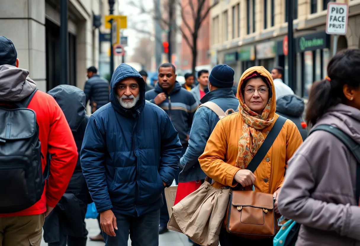 Individuals experiencing homelessness in Lexington.