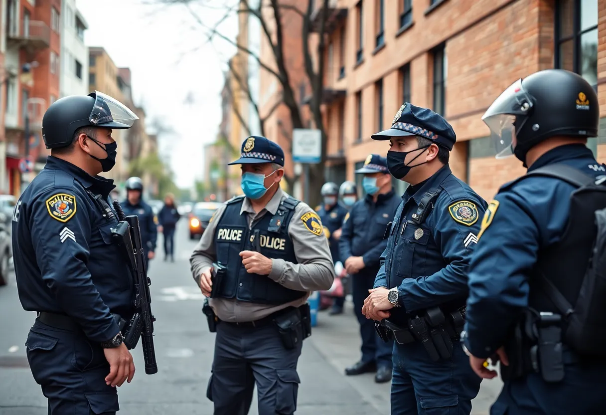 Lexington police officers engaging with the community